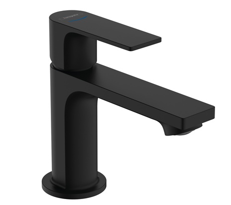 Hansgrohe Rebris E Standventil 80 mit Hebelgriff ohne Ablaufgarnitur, Mattschwarz 72506670
