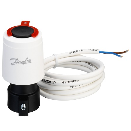 Danfoss Thermischer Stellantrieb TWA-A/NC für RA-Gehäuse, 24 V ac/dc, Kabel 10m 088H3117