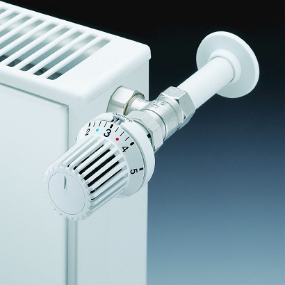 Oventrop Thermostat "Uni XH" 7-28 C, * 1-5, Flüssig-Fühler, weiß 1011364