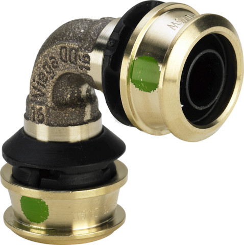 Viega Raxofix Winkelkupplung mit SC-Contur 5316 in 63mm 90 Grad 647063