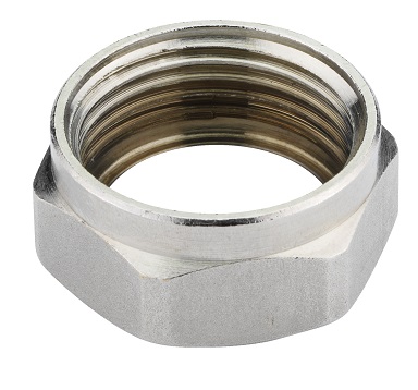 Danfoss R 5/4 Überwurfmutter für RA, RAV(L), FJV, RLV, AVDO, VMT vernickelt 013G3188