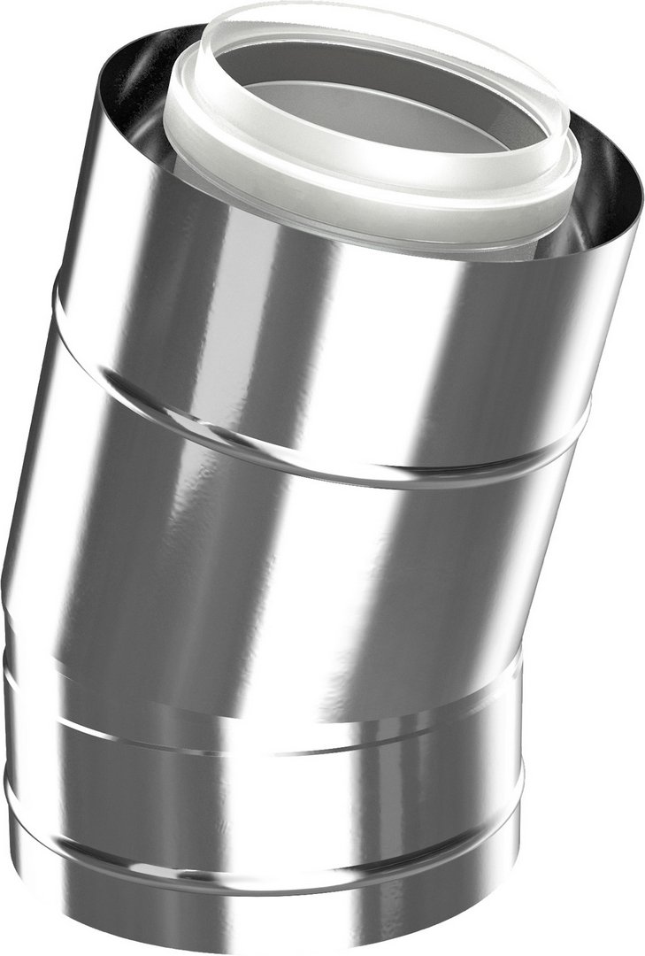 Bosch Bogen konzentrisch d: 80/125, 15 Grad Edelstahl Abgaszubehör FC-CE80-15 7738112703