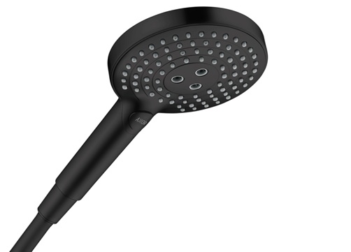 Hansgrohe Handbrause 120 3 jet EcoSmart Axor mattschwarz 26051670