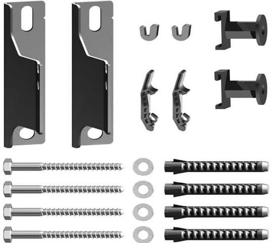 Kermi Wandkonsolen-Set kurz für FHK/HW Wandabstand 60mm, weiß ZB02640004