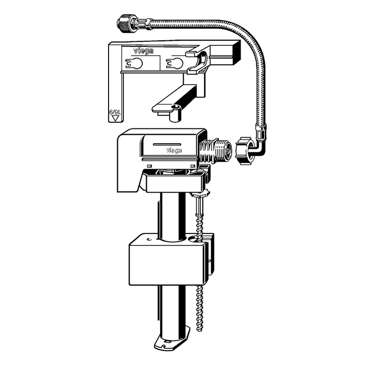 Viega Füllventilset 8310.74 in 230x120x46mm Kunststoff 759254