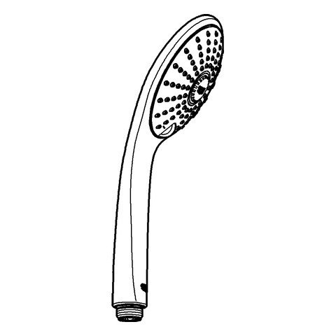 Grohe Handbrause Euphoria 110 Massage 3 Strahlarten 9,5 l/min chrom 27239001