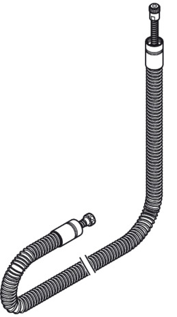 Hansgrohe Secuflex Brauseschlauch lang, chrom 94147000