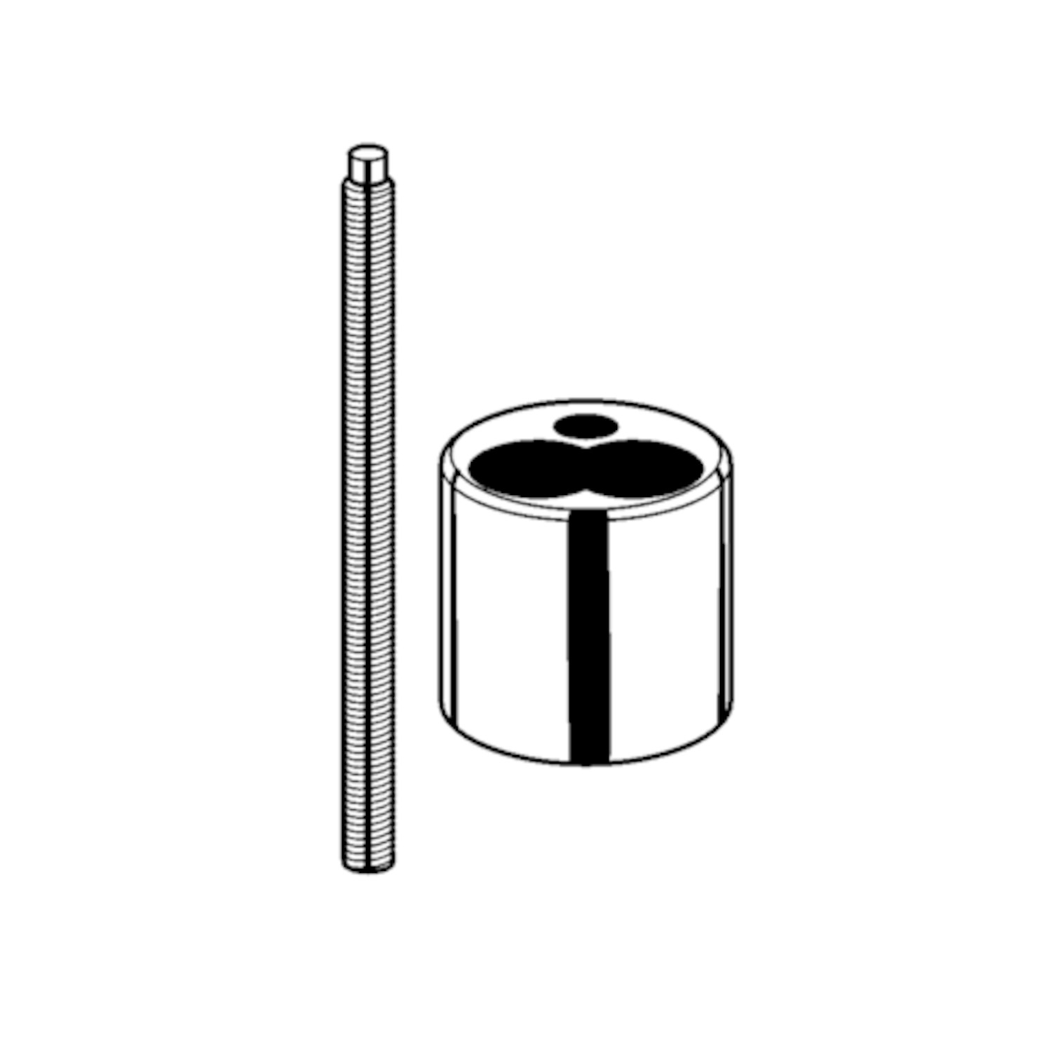 Kludi Verlängerung zu Logo-Mix Spültisch-Einhandmischer, chrom 7676005-00