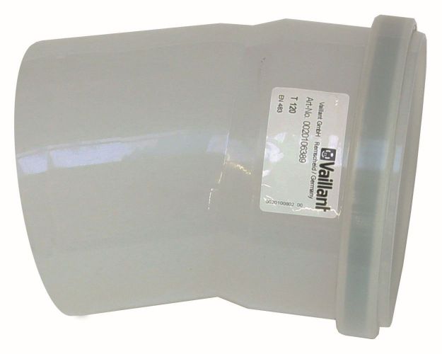 Vaillant Bogen 15 Grad d:110mm PP 0020106389