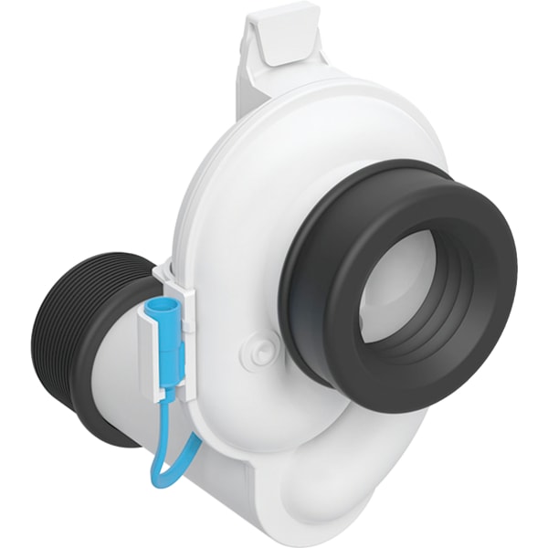 Geberit Geruchsverschluss mit Sensor Abgang horizontal d50, Kabel blau 242.150.00.1