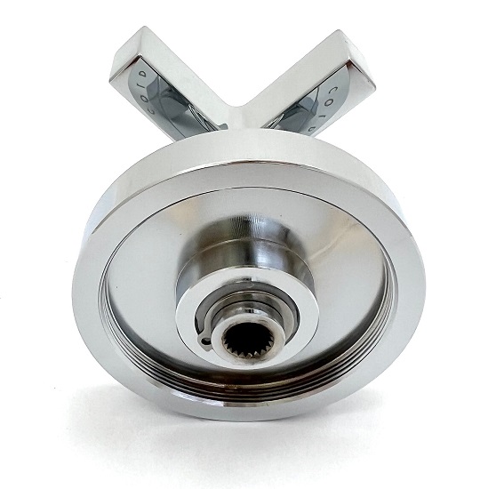 Hansgrohe Kreuzgriff kalt Axor Citterio für 3-Loch Waschtischarmatur chrom 39297000