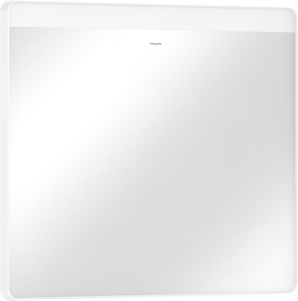 Hansgrohe Spiegel Xarita Lite Q 800/30 mit horizontaler LED Beleuchtung Wandschalter weiß matt 54958700
