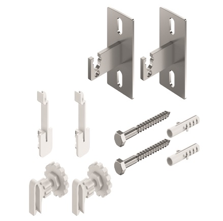 Purmo Konsolenset für Narbonne und Narbonne V ab BH 358, Wandabstand 11-30mm, AK3 AZ1BU130K000400