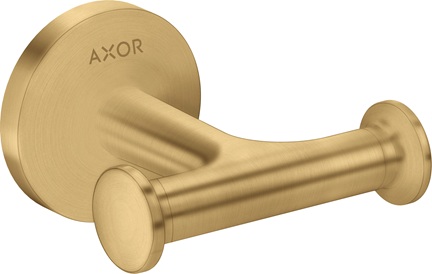 Hansgrohe Handtuchhaken doppelt Axor Universal Circular brushed gold optik 42812250