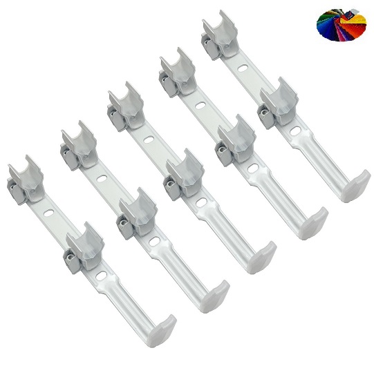 Zehnder Set SMB Wandkonsole, Sonderlack, 5xSMB 75 für Charleston-Heizkörper-Höhe 680 bis 1000mm 173859