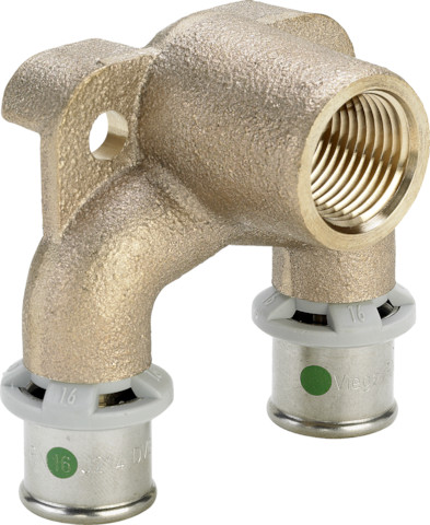Viega Sanfix P Doppelwinkel mit SC Sanfix 2125.7 in 20mm x Rp1/2 x 16mm 590208