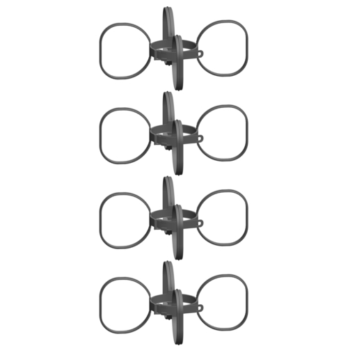Atec PolyTop Abstandhalter DN80 (4 Stück) 1354
