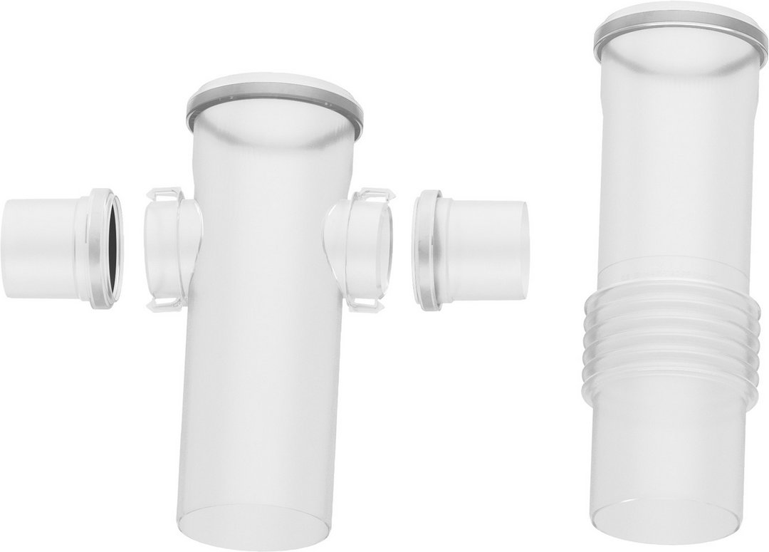 Bosch Erweiterungsbausatz d: 125mm, Ausgl.: 0mm Abgaszubehör FC-Set125-C(14)3x 7738113186