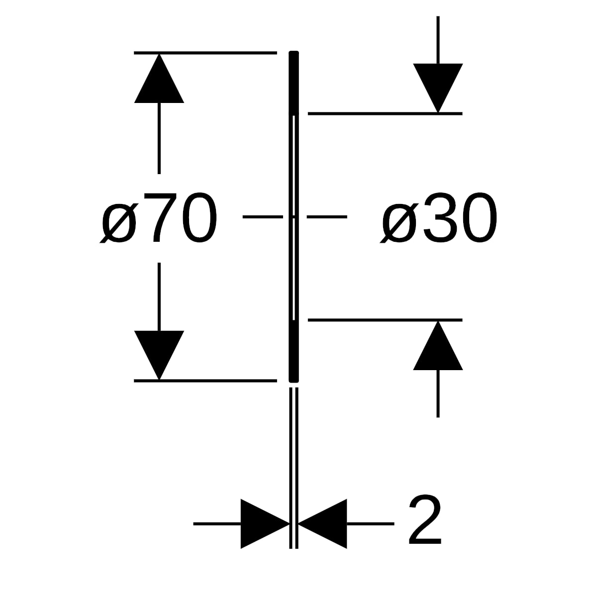 Geberit Flanschdichtung Faserverbundwerkstoff DN25,PN 10/16 600.043.00.1