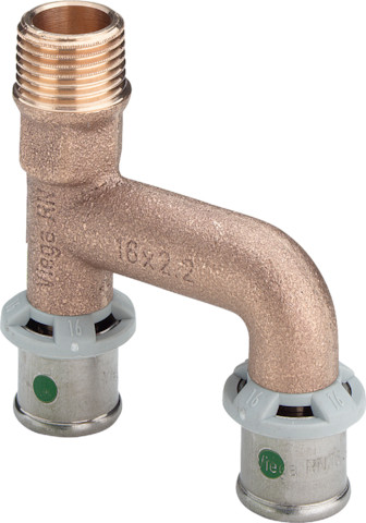 Viega Sanfix P Erweiterungs-T-Stück mit SC-Contur 2126.31 in R1/2 x 16mm 317102