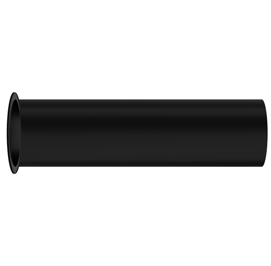 Hansgrohe gerades Rohr, mit Bord, 32mm, L = 300mm mattschwarz 53428670