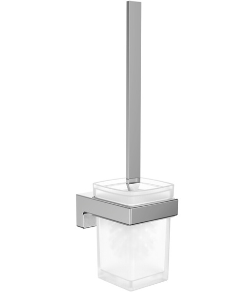 Emco Bürstengarnitur Cue Glasteil satiniert chrom 321500100