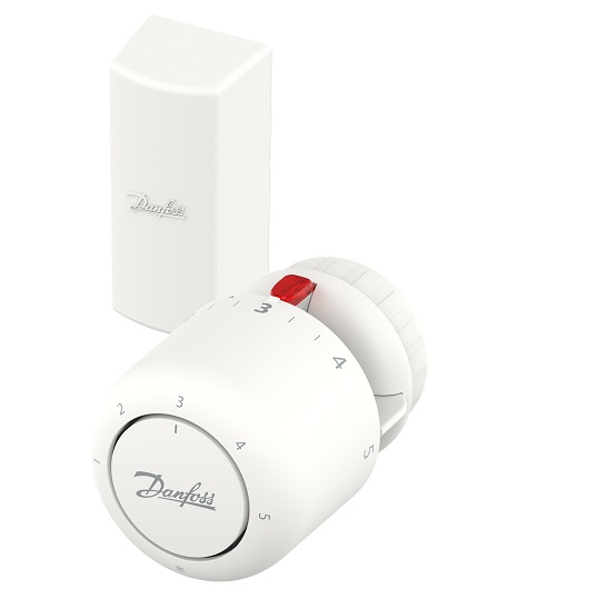 Danfoss Thermostatkopf Aero RA Click gasgefüllt, Fernfühler 0-2m, Frostschutz 015G4592