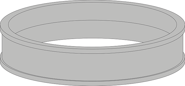 Kermi x-well Dichtring für EPP-Rohrmuffe NW 180, Übergang zu AD 200mm Y2301180004K