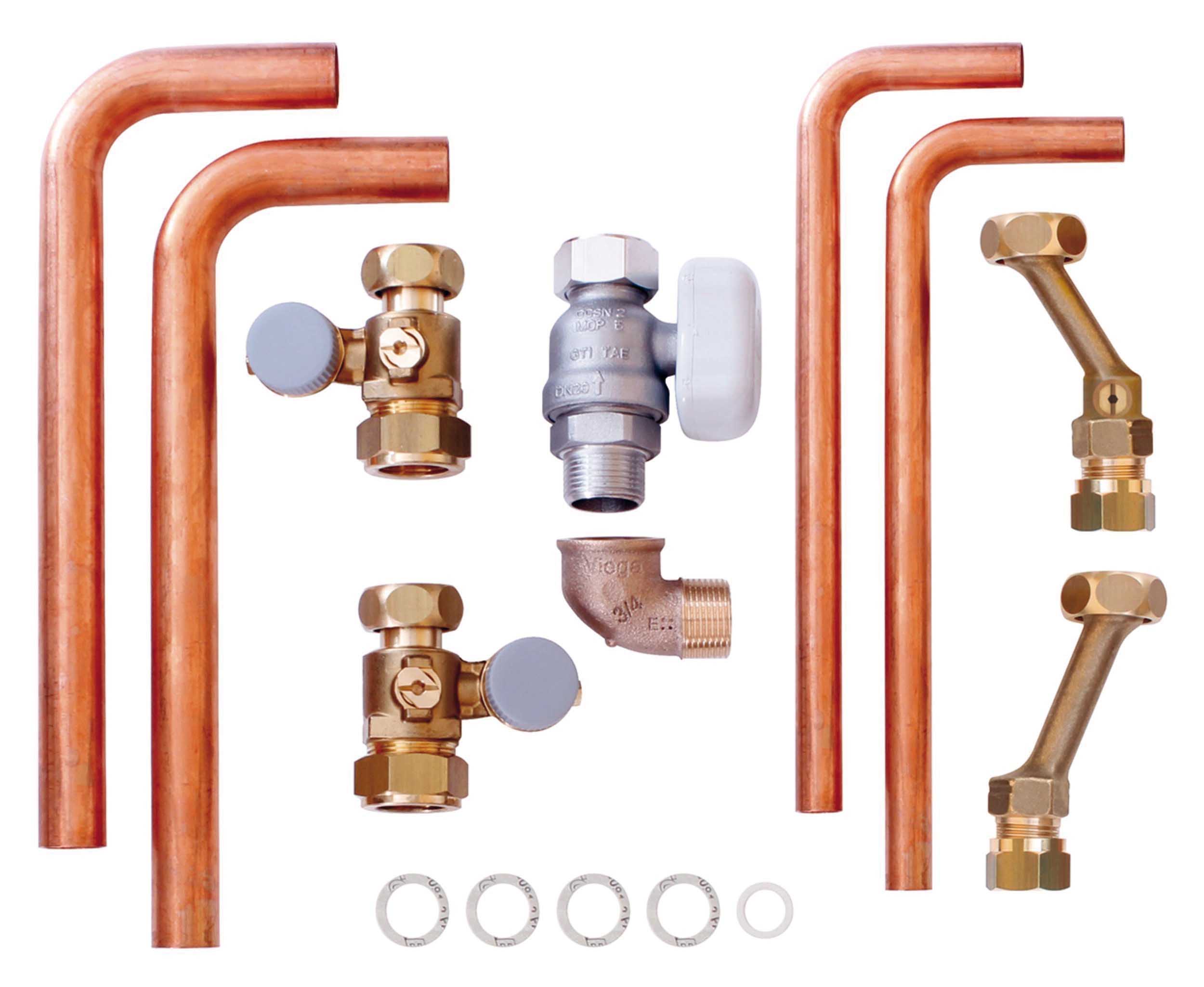 Vaillant VCW-Installations-Set Auf-/Unterputz, Rohre kürzbar 0020201895