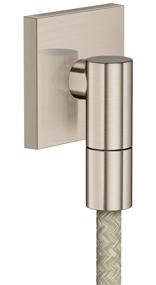 Hansgrohe Wandanschluss Axor Wall outlet Fine eckig G 1/2" brushed nickel 36738820