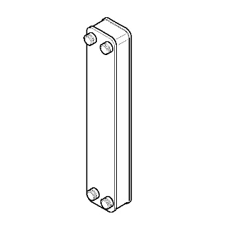 Vaillant Wärmetauscher, SWEP B25-40 178937