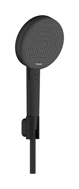 Hansgrohe Porterset Raindance Alive Select S 125 3 jet EcoSmart mit Schlauch 1600mm schwarzmatt 24611670