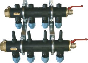 Bosch Soleverteiler 4-fach DN 25 Zubehör Solewärmepumpen Nr. 1139 7719002866