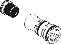 Hansgrohe Axor Adapterbuchse mit Schalldämpfer 97254000