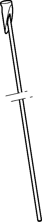 Hansa Zugstange mit Knopf 59913587