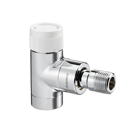 Oventrop Thermostatventil "E" DN15, 1/2", Eck, verchromt 1163052