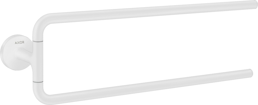 Hansgrohe Handtuchhalter zweiarmig Axor Universal Circular mattweiss 42822700