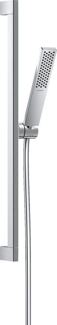 Hansgrohe Brauseset Pulsify E 1 jet EcoSmart+ mit Unica Brausestange 650mm chrom 24371000