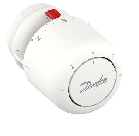 Danfoss Thermostatkopf Aero RA Click gasgefüllt, eingebautem Fühler, Frostschutz 015G4590