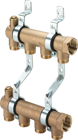 Viega Verteiler 1052 in 3-fach 130mm, Rp1 / G3/4 138615