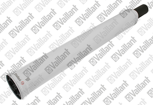 Vaillant Anschlussstück 80/125 weiß Zub.-Nr. 303230 Endstück 087344
