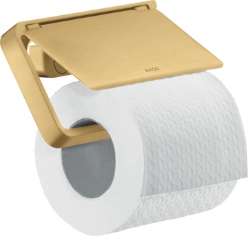 Hansgrohe Papierrollenhalter Axor Universal Softsquare brushed gold optik 42836250