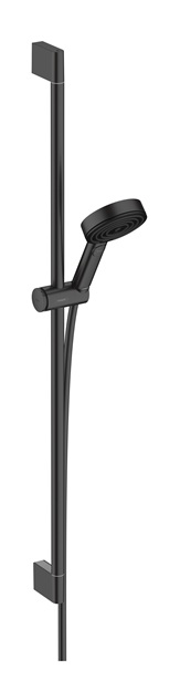 Hansgrohe Brauseset Pulsify Select S 105 3 jet Relaxation mit Brausestange 900mm schwarzmatt 24170670