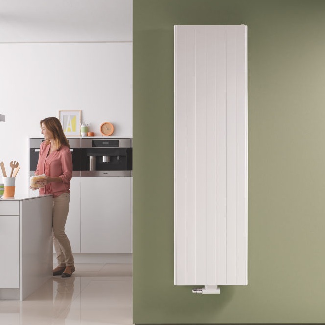 Kermi x2 Heizkörper Verteo Line Typ 22 H: 140 L: 80cm weiß PLS221400801X3K