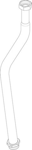 Bosch / Buderus Rohr DN40 42 x 1.5 Vorlauf 8735300128