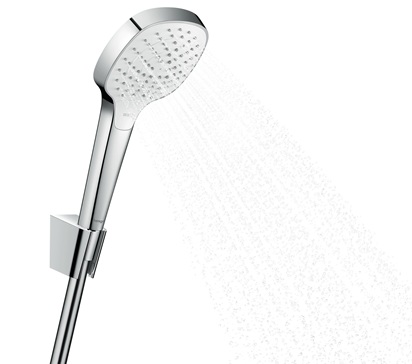 Hansgrohe Brausehalterset Croma Select E Vario/ Porter weiss/chrom Brauseschlauch 1250mm 26425400