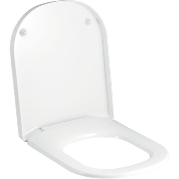 Geberit Renova Plan WC-Sitz, weiß L-Scharniere Edelstahl 572140000