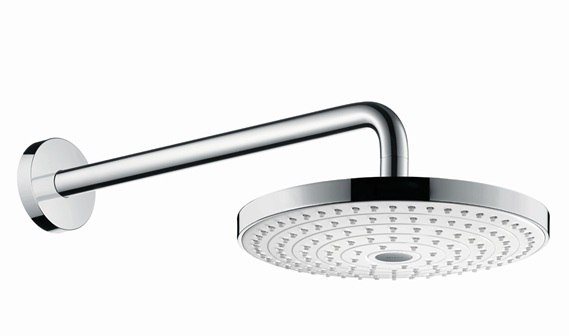 Hansgrohe Kopfbrause Raindance Select S 240 2jet 240mm Brausearm 390mm weiss/chrom 26466400