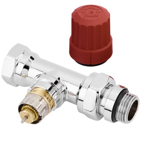 Danfoss Thermostatventil RA-NCX 15 1/2" Durchgang verchromt 013G4238