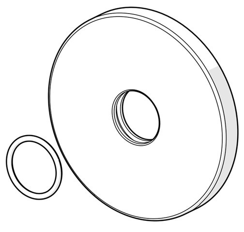 Hansa Rosette d 75mm chrom 59913239